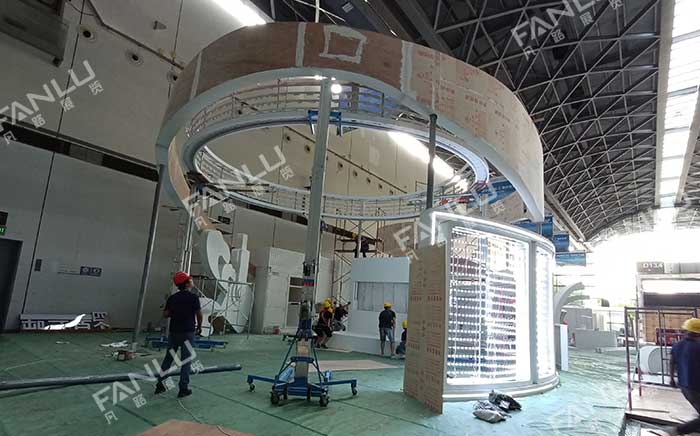 南寧展覽工廠展臺制作流程